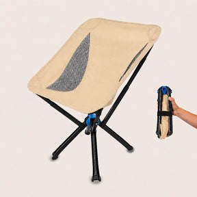Autwild Campingstuhl - Mini-Packmaß, nur 1700 g, patentiertes QuickClick-System, in 10 Sekunden aufgebaut & bis 150 kg belastbar