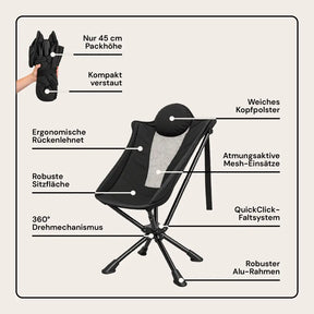 Autwild Campingstuhl Pro - Komfort auf einem neuen Level